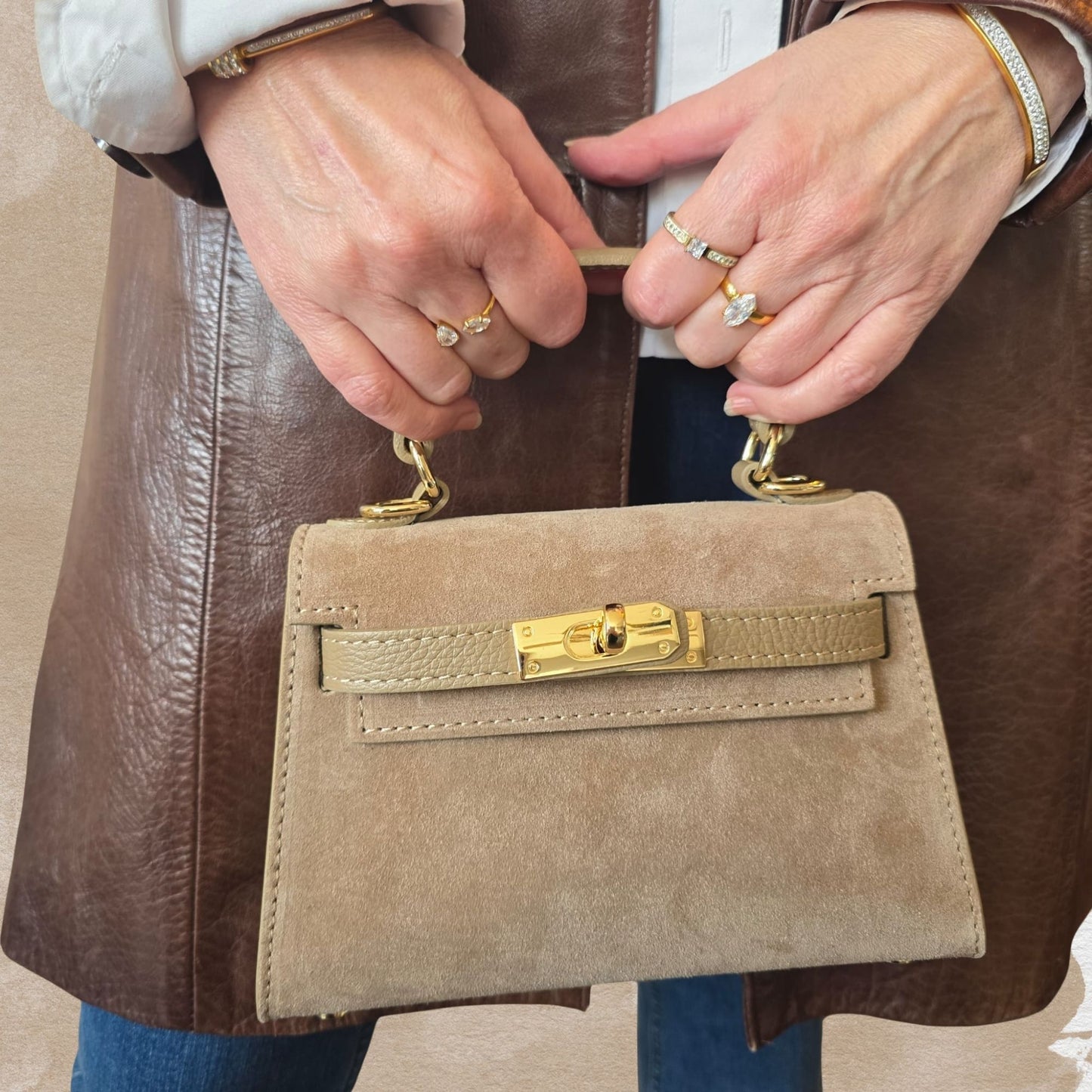 Jacobsz Atelier · Siena Suède Mini Crossbody