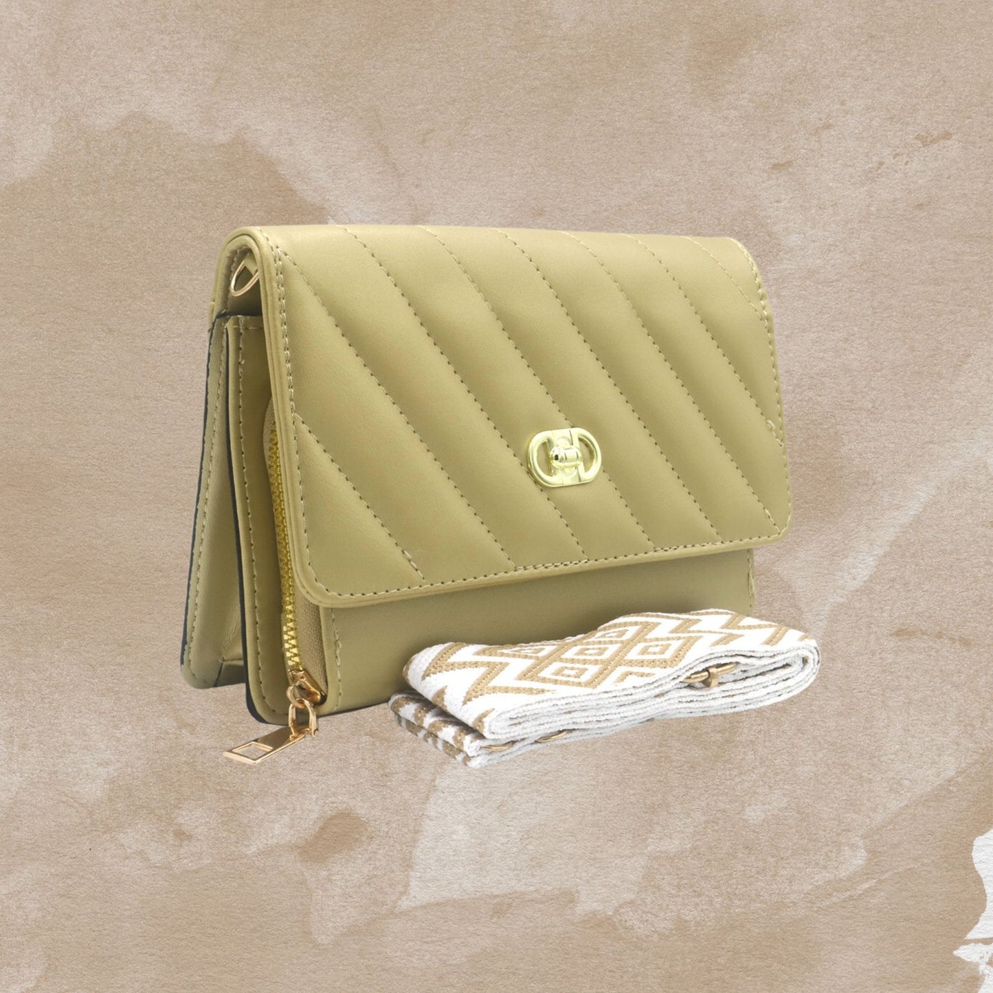 Jacobsz Atelier Essentials · L'or Crossbody Bag · Goud & Zwart