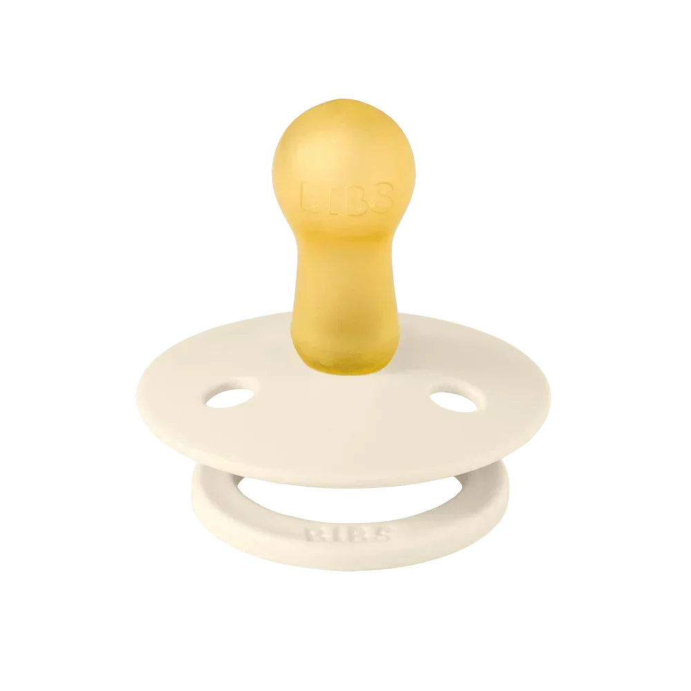BIBS Colour Fopspeen Symmetrical | Ivory & Blush | Maat 1 | 0+ maanden | 2-pack